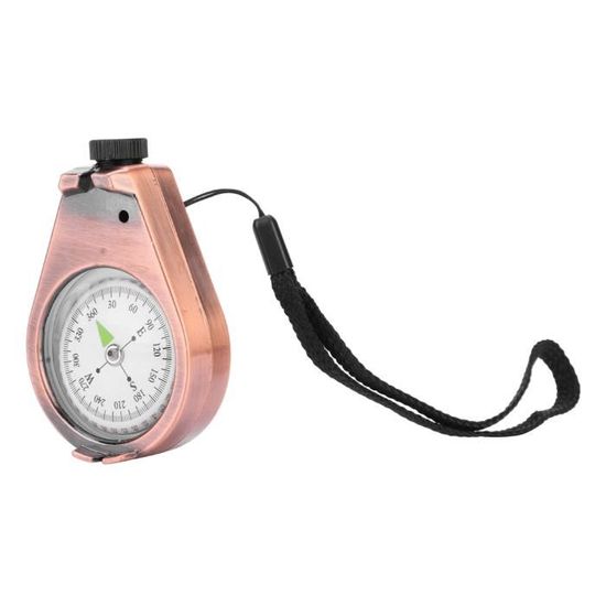 Boussole Classique Avec Chiffres Lumineux,Vintage Boussole,Boussole Randonnée,Boussole Survie,Boussole De Navigation Extérieure,Boussole De Poche | Leroy Merlin