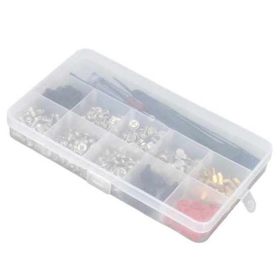 Kit De Vis Ordinateur 362 Pièces - Vis PC Avec Tournevis, Brosse Et Serre-Câbles Pour Montage PC