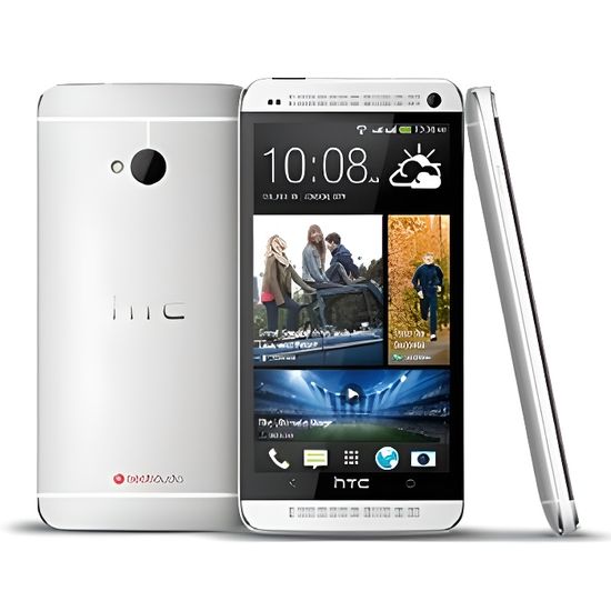 HTC One 99HVL019-00, 11,9 cm (4.7"), 32 Go, 4 MP, Android, 4.1.2, Argent