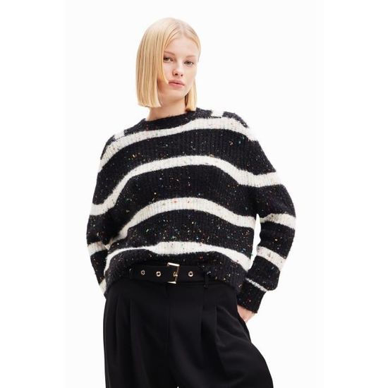 Sous-pull Desigual Taille L/40 Occasion - Multicolore, Très Bon état, Vêtement Léger Et Stylé