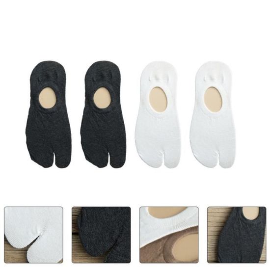 Chaussettes De Sport En Coton Pour Femmes, Antidérapantes, De Yoga, De Fitness, Respirantes, à Dos Croisé, De Danse, De Pilates, à La Cheville, à Bout