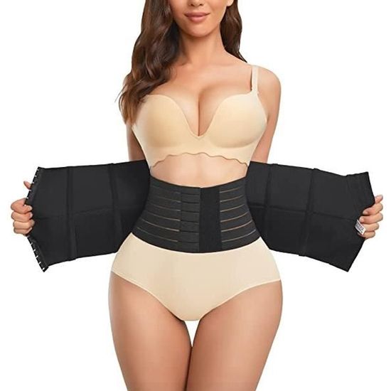 Junlan Femme Gaine Amincissante Invisible Ventre Plat Ceinture Abdominale Gainante  Femme Apres Accouchement Post Partum : : Mode