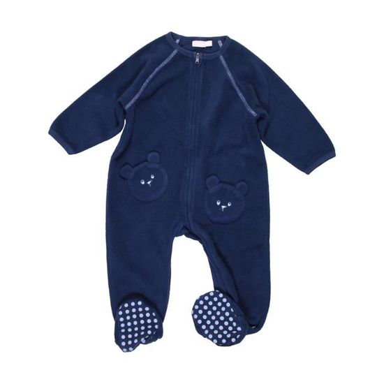 Robe De Chambre Bebe Garcon Natalys 18 Mois Bleu Hiver Vetement