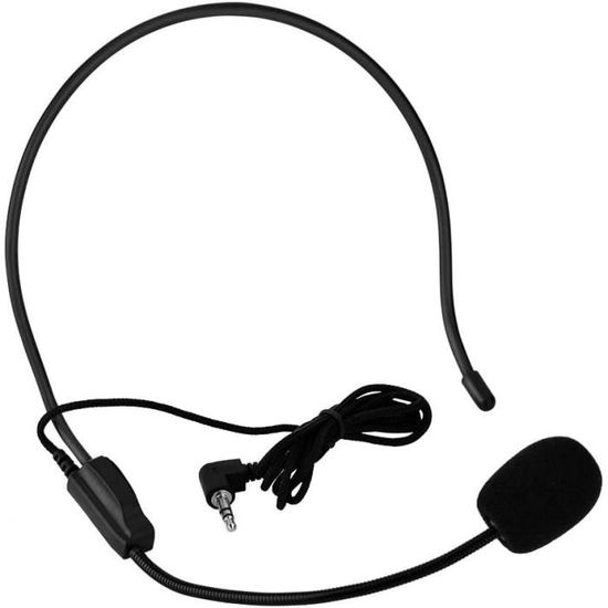 MicroCasque, Micro Filaire À Condensateur, Perche Filaire Flexible