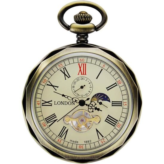 Montre à Gousset Ancienne 24 Heures - Marque Héritage - Occasion - Style Vintage