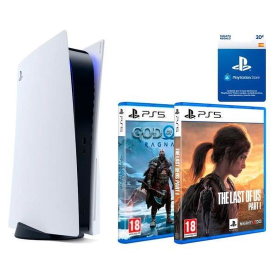 PlayStation 5 Disc Edition - 2 To - Sous Garantie - Occasion état Impeccable