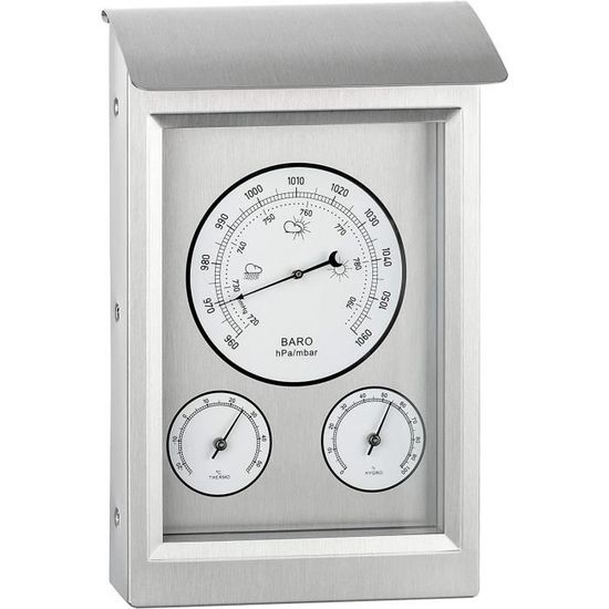 Station Météo Avec Baromètre Et Capteur Extérieur - Chacon | Leroy Merlin