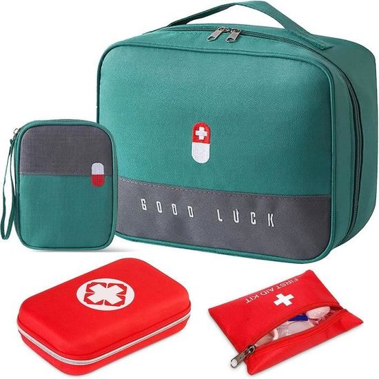 Sac De Secours Vide Imperméable ISAKEN - Trousse Médicale Vide Grande Capacité Pour Voyage, Maison, Voiture