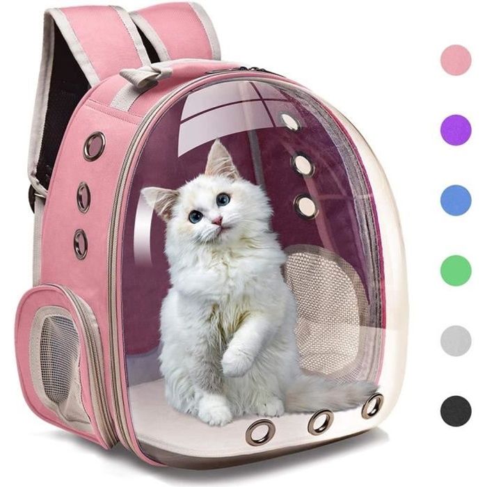 Sac à dos pour chat sac à dos pour chien sac à dos pour chat voyage capsule spatiale cage pour animaux de compagnie transport sac à