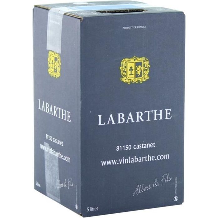 Vin Blanc AOC Gaillac - Bib de 5 L - Domaine de Labarthe