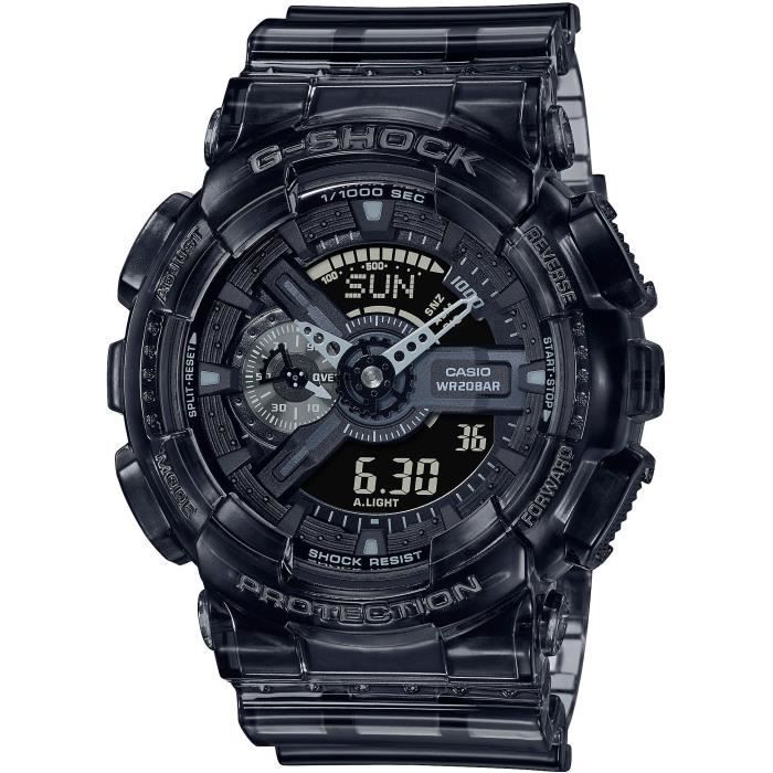Casio Montre G-SHOCK SKELETON noire transparente