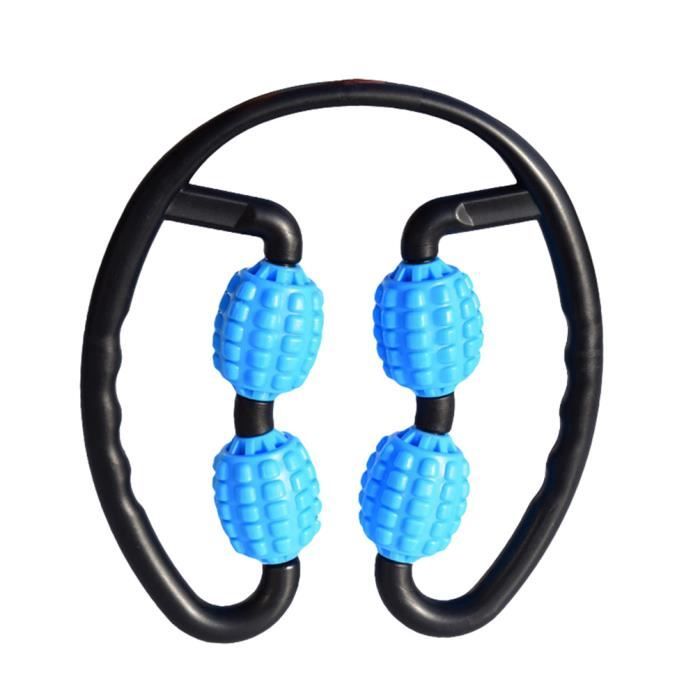 Rouleau de Massage pour Bras de Jambe Cou Masseur à 360 ° Outil de Relaxation Complète du Corps Yoga Fitness Roues Rouleaux Mousse