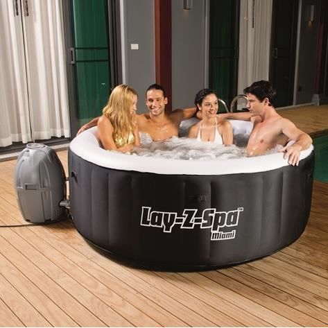 Spa Gonflable Rond Lay-Z Bestway MIAMI 4 Places