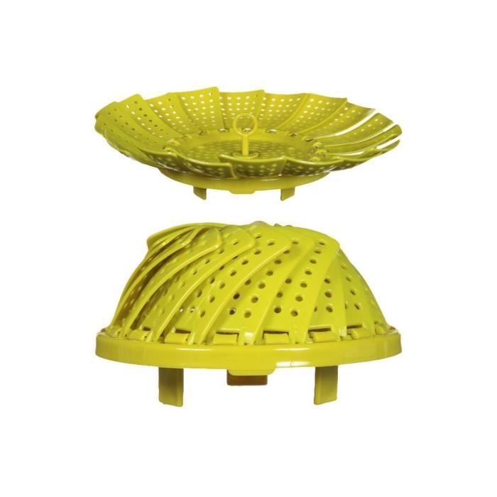 Panier cuit vapeur rétractable