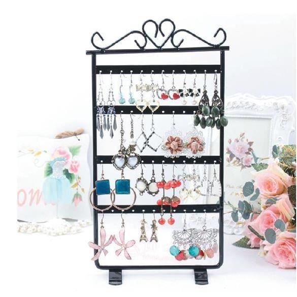 DAMILY® Boucles d'oreilles d'affichage 48 Trou rack stand Titulaire bijoux de base en métal