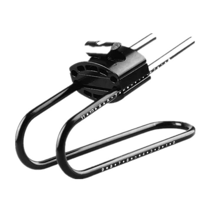 DAMILY® Amortisseur de vélo Dispositif de suspension de selle de vélo - Noir