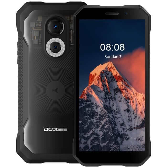 DOOGEE S61 Pro Robuste Smartphone 6Go 128Go IP68 Étanche 5180mAh Écran 6.0\