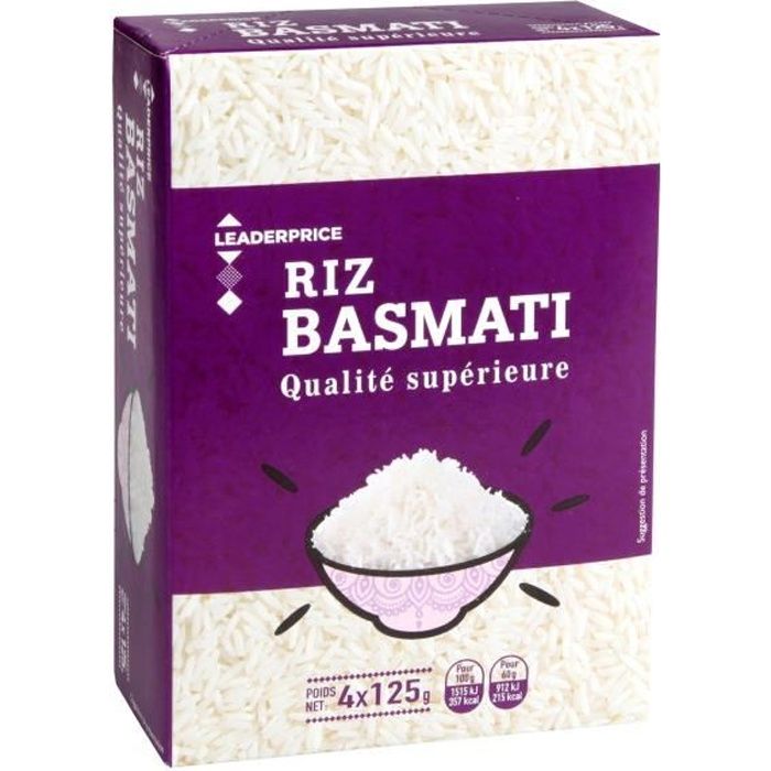 Riz long basmati - 500g