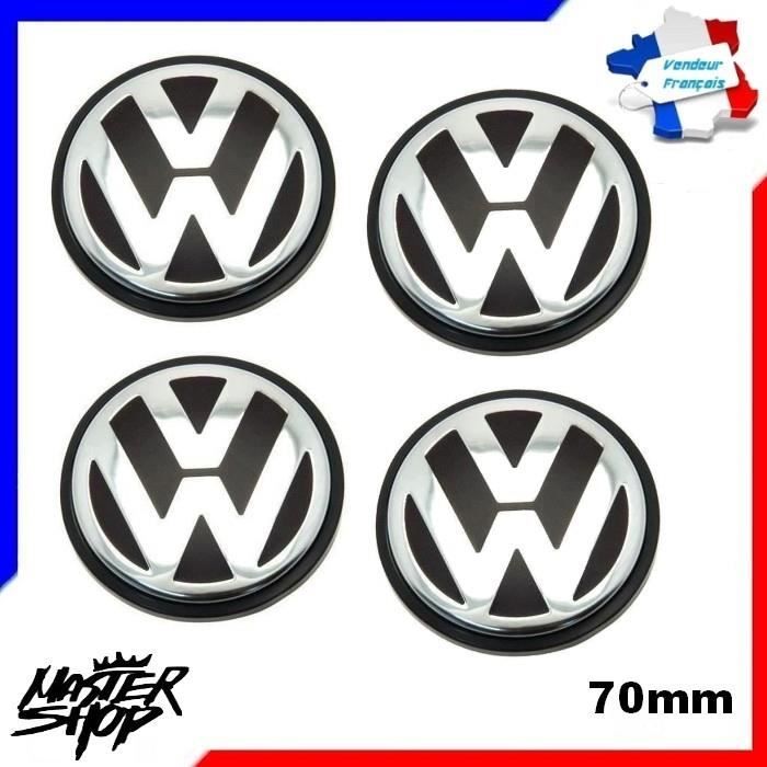 MS47 centre de roue cache moyeu VW 70mm logo volkswagen emblème