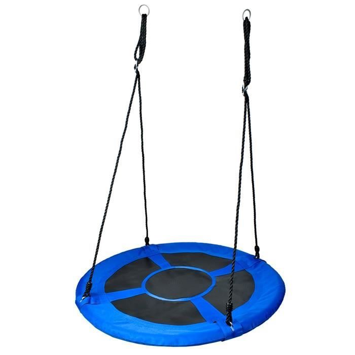 Balançoire nid pour enfant, hauteur réglable, assise large Ø 60 cm