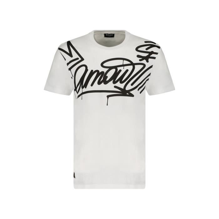 DEELUXE T-shirt imprimés graffitis LIEBE White