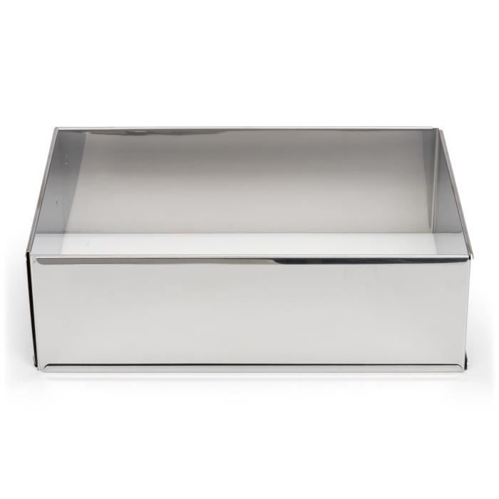 PATISSE Cadre à pâtisserie extensible en inox - 7,5 cm - Gris