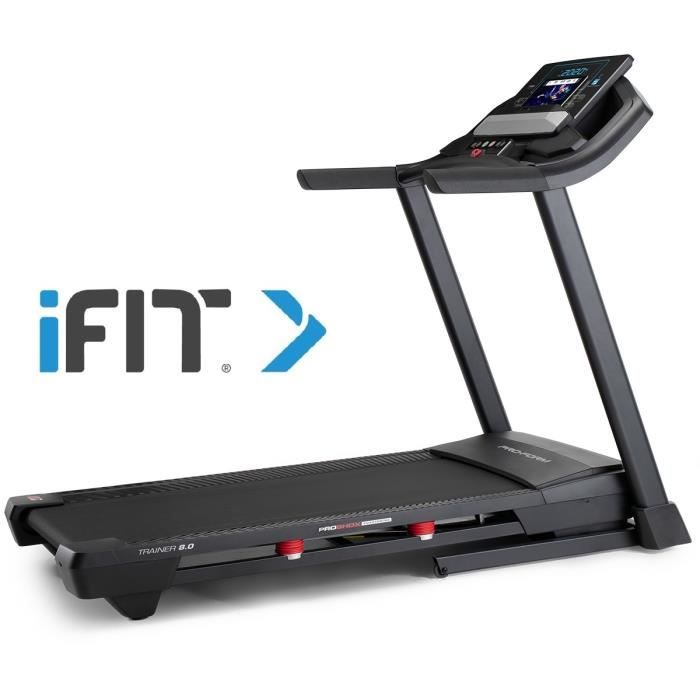 PROFORM - Tapis de course Trainer 8.0 connecté iFIT / 18 km/h / Inclinaison 10% - Noir