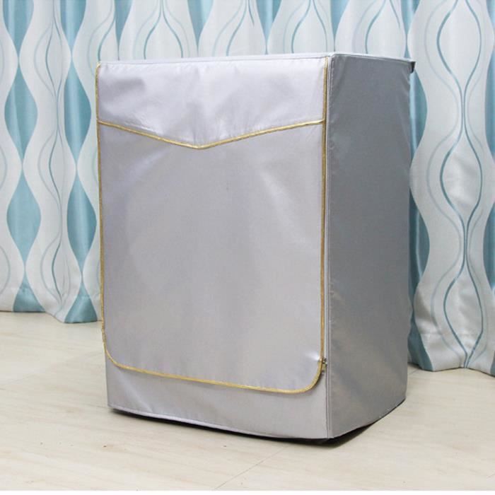 Housse de Protection Pour Anti-poussière Machine à laver Couvercle Durable (d'or)XL