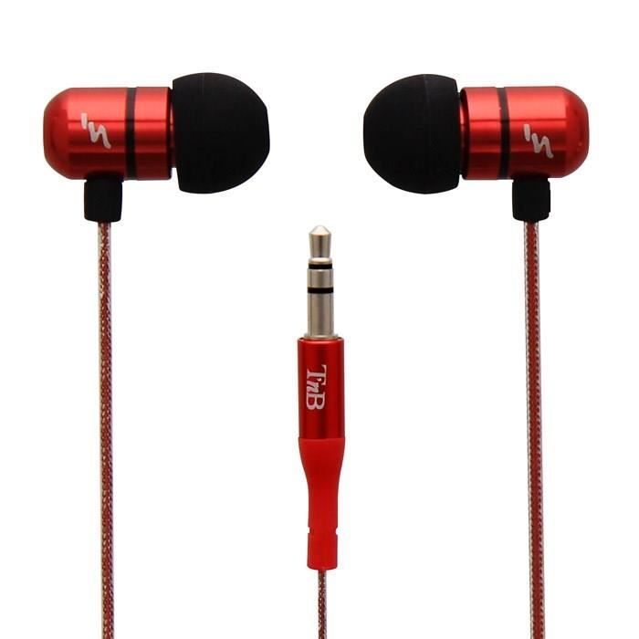TNB HI-LIGHT Écouteurs intra-auriculaires rouge