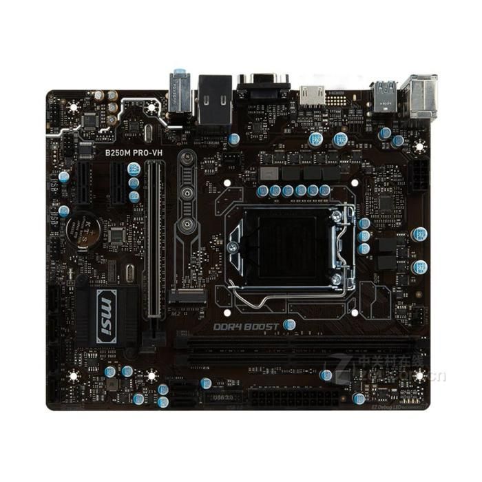 Carte mère MSI B250M PRO-VH Intel B250 LGA 1151 2xDDR4 SDRAM 32 Go Micro ATX - Msi