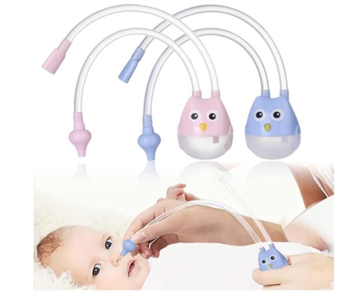 Pince Nettoyeuse Nez/oreilles Bébé - 2 En 1, Sécurité Embout Caoutchouc, Motifs Lion - Rose/Violet - 2