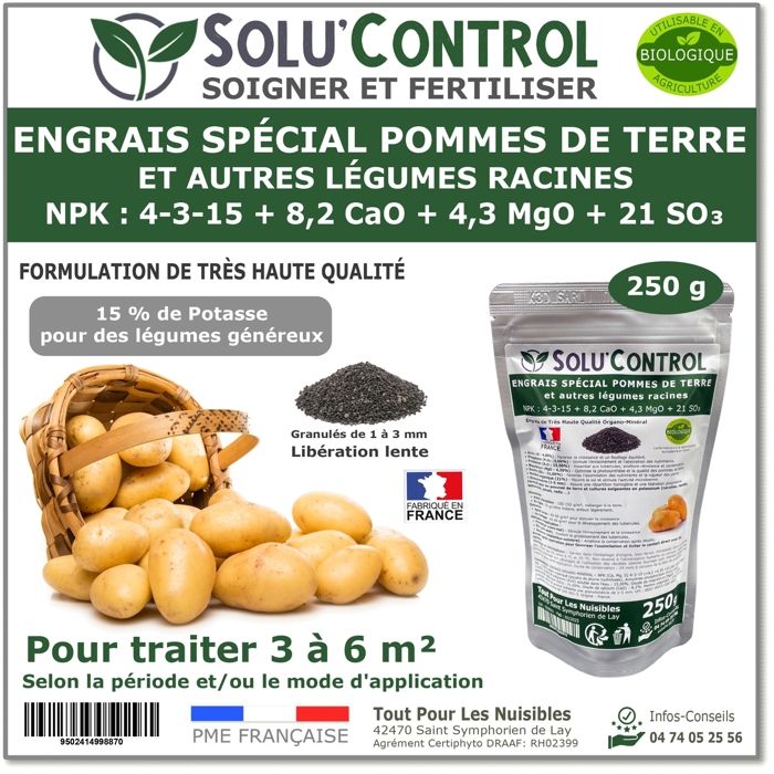 250 g Engrais Spécial Pommes de terre et légumes racines 5415Enrichi — free download