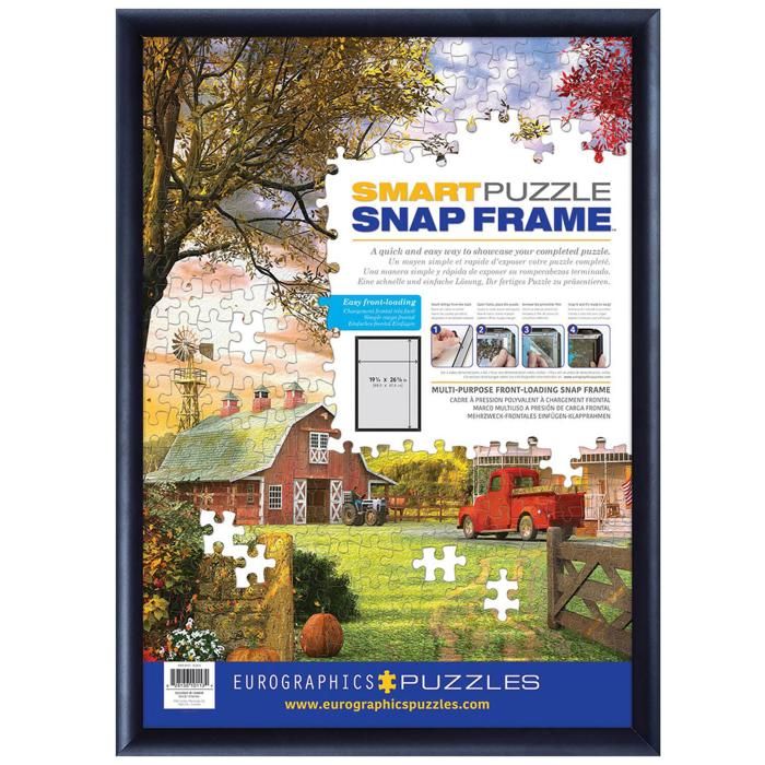 Cadre en plastique pour puzzle 2000 pièces 75x98 cm | or | verre synthétique (1,5