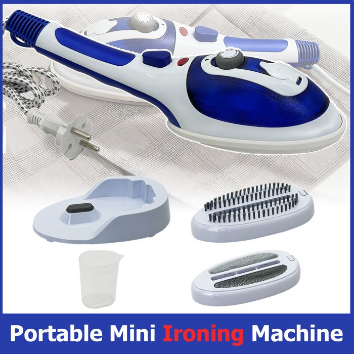 Chauffage rapide 3 en 1 Mini fer à repasser: Vaporeur portable et fer à repasser sec / humide pour les vêtements - Aoyu