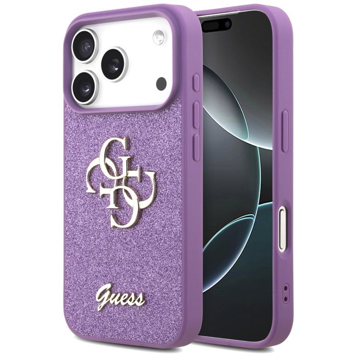 Guess Étui Fixed Glitter Big 4G pour iPhone 17 Pro Max - vue 2
