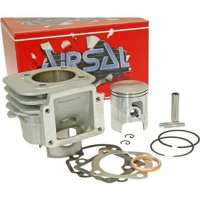 Kit cylindre 70cc AIRSAL T6 Tech-Piston pour MBK Booster Spirit 50cc, Track, Sorriso, Stunt, Naked, Target