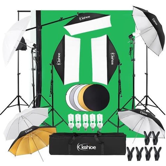 Kit d'outils photographiques - pour une utilisation en studio - facile à installer et à transporter