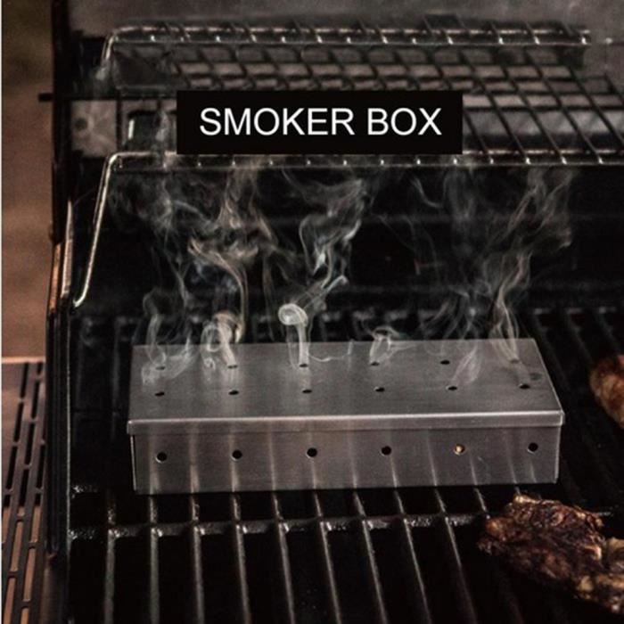 Viande Fumeur Barbecue Fumoir Boite Pour Les Copeaux De Bois