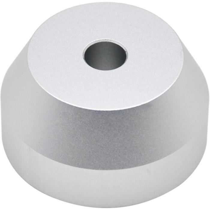 Adaptateur En Aluminium Pour Disque Vinyle 7" - Vitesse 45 Tours/Minute - Neuf