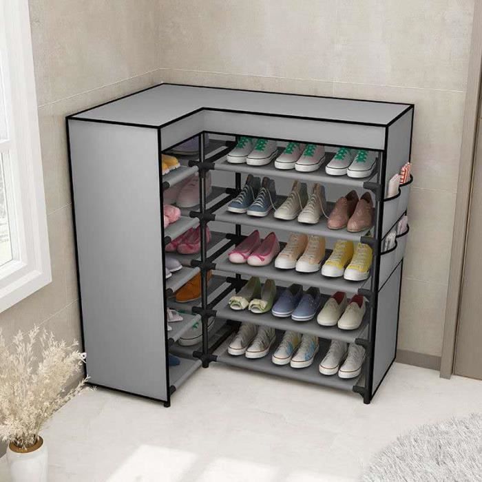 Meuble à chaussuresGrand Meuble à Chaussures d'Angle T1,Simple,Double