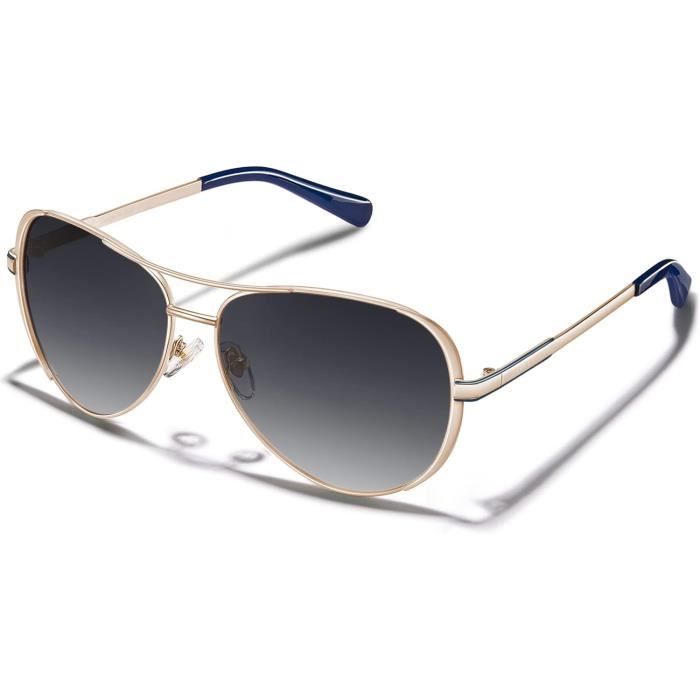Lunette de soleil femme pilote top