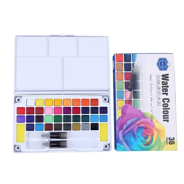 Ysaca Aquarelle Métallique 20 Couleurs Changeantes – Palette Compacte – Art Et Artisanat – Débutants à Pros