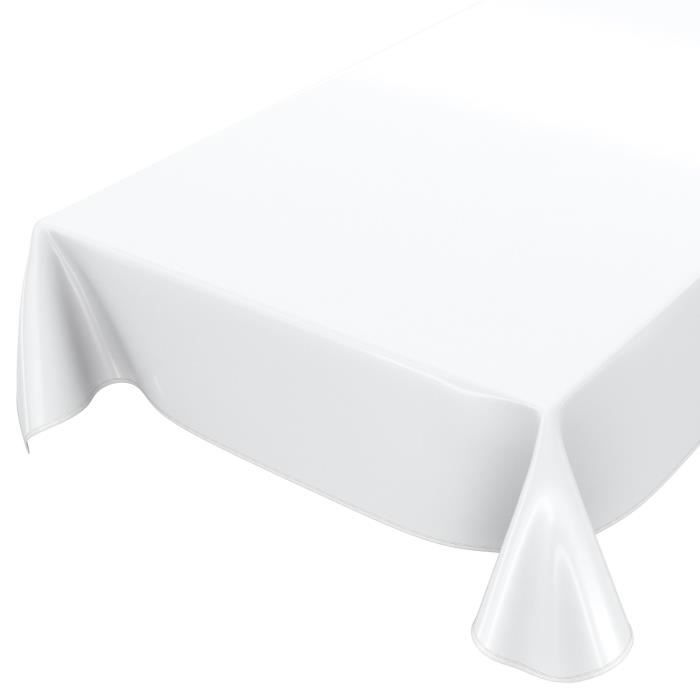 Nappe Toile Cirée 20 km 140 cm largeur Rouleaux uni rouge