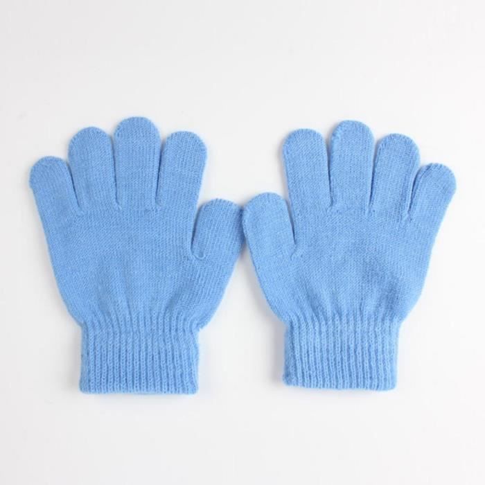 2 paires-blanc /& blanc Baby Hand Knitted Mitaines 0-3 mois NEUF