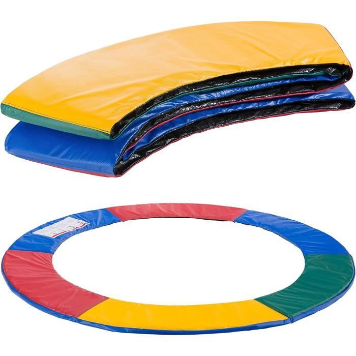 Coussin De Protection Trampoline Ø244/305cm | Rembourrage Sécurité | Anti-UV | Remplacement Ressorts