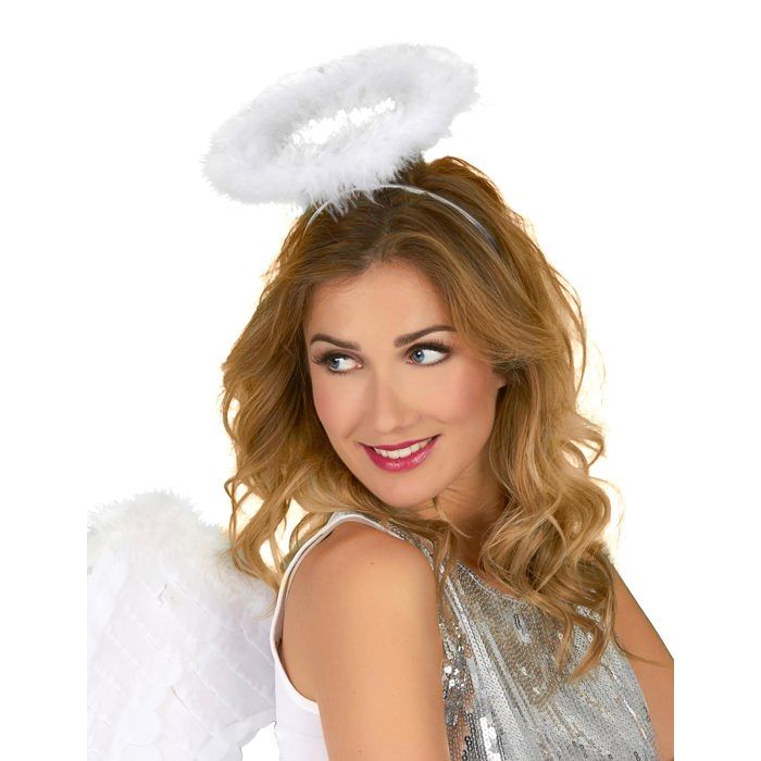Accessoire - Serre-tête auréole blanche adulte