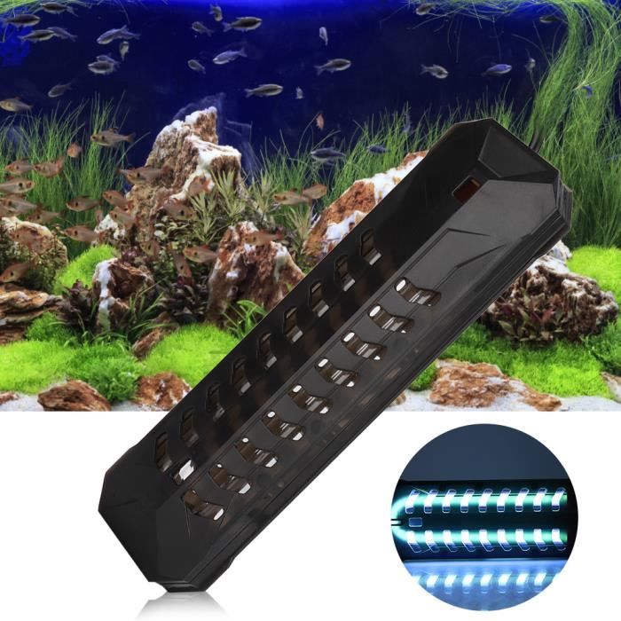 Lumière UV de Stérilisateur Submersible d'Aquarium-Lampe Germicide de  Bassin de Poissons (220V 18W)