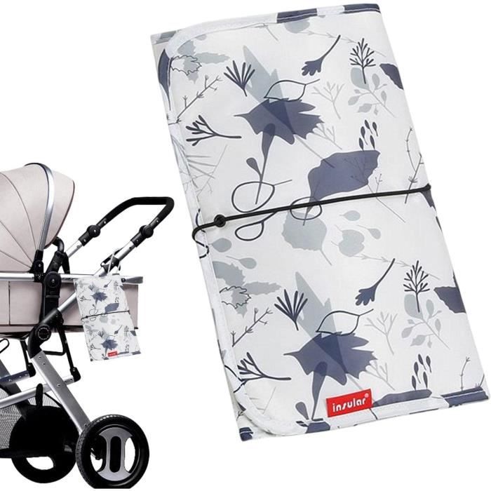 Matelas à Langer Portable Pliable - Imperméable Et Pratique Pour Bébé En Voyage