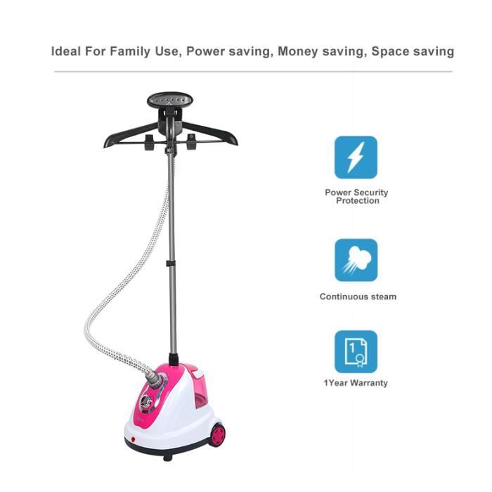 65-145cm rose Défroisseur Vapeur Vertical Domestique