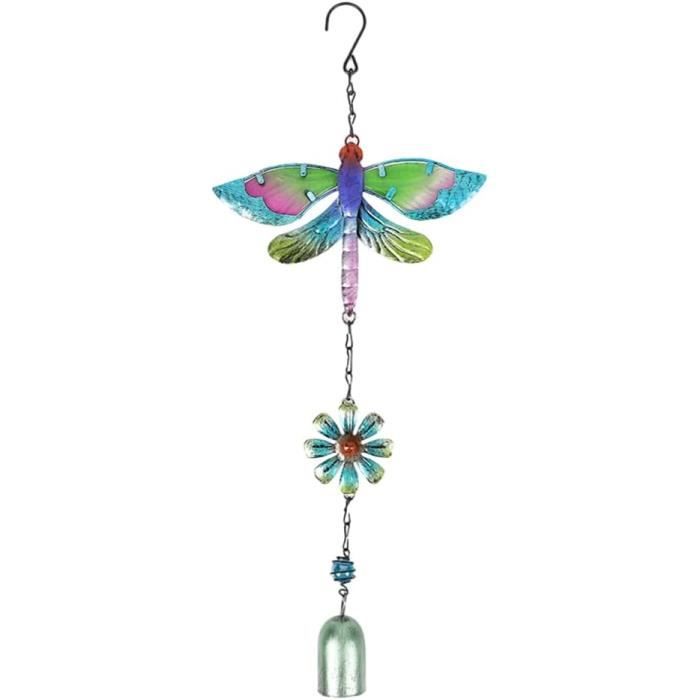 Carillon à Vent Bohème En Métal - Décoration Cloche Vache Rustique, 122 Cm De Hauteur, Style Jute Et Laiton